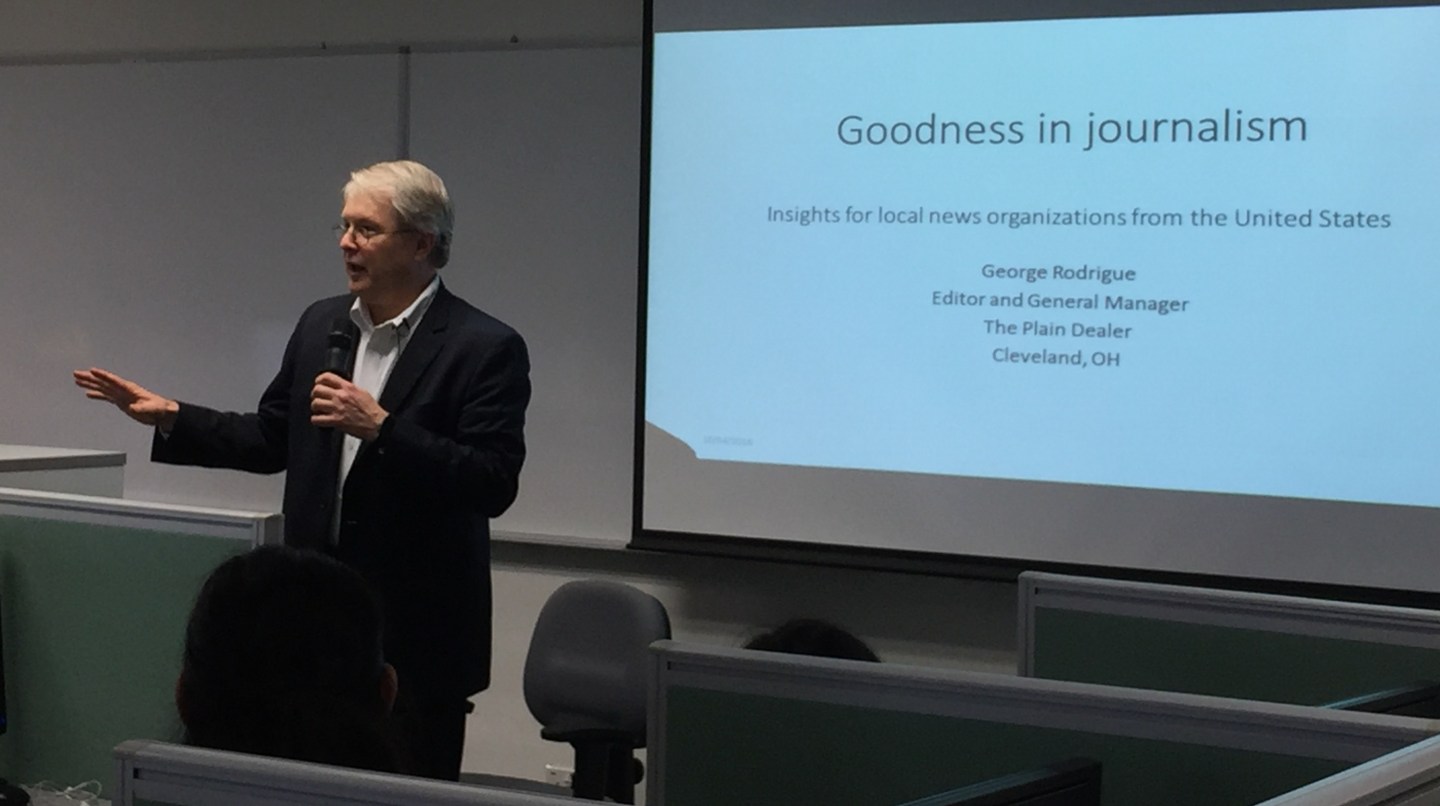 George Journalist George Rodrigue: An Award-Winning Career in Data Journalism | The Data ...