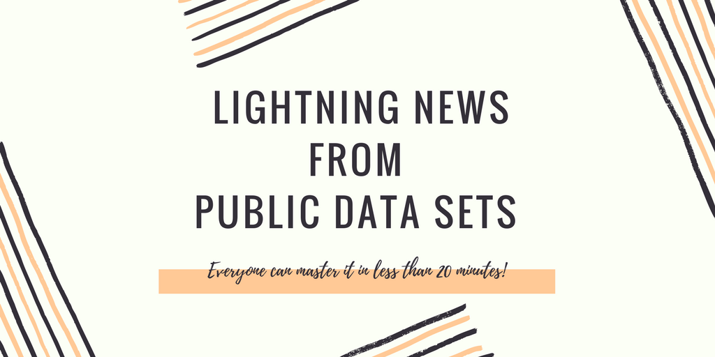 Lightning News from Public Data Sets | The Data & News Society